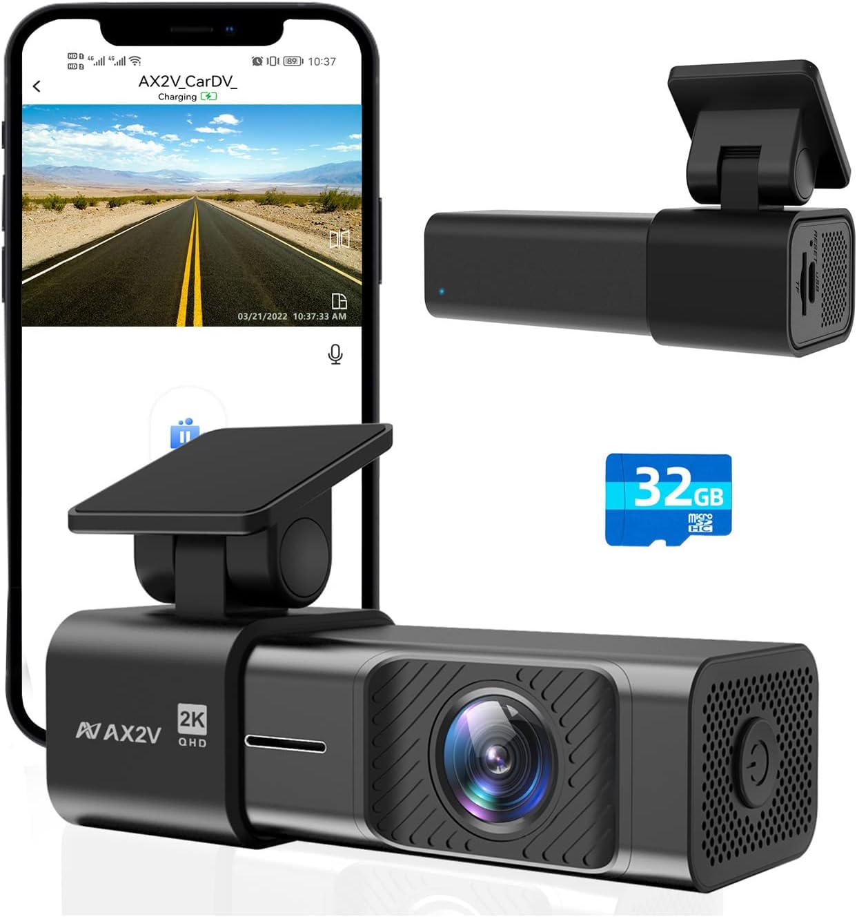ViewDex Car Dash Cam Motion Activated Backup Wireless Camera with